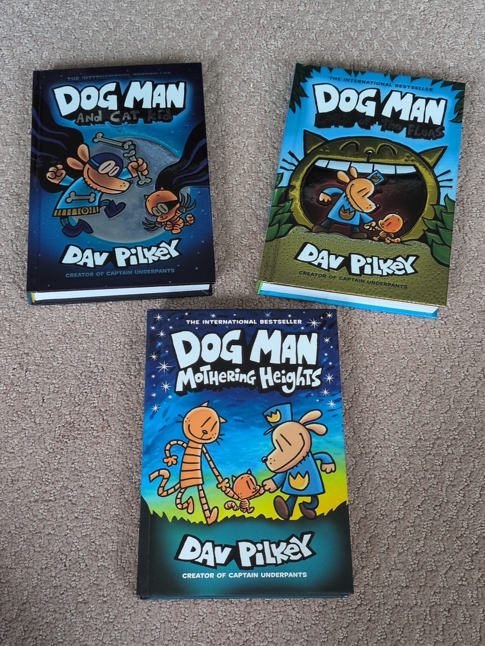 Dog Man Hardcover Book Bundle Lot - Like New Condition (Books 4, 5, 10)
